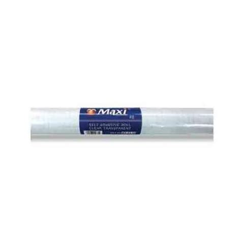 self adhesive qatar|Maxi Self Adhesive Roll Clear Transparent 45cm×0.06×10m.
